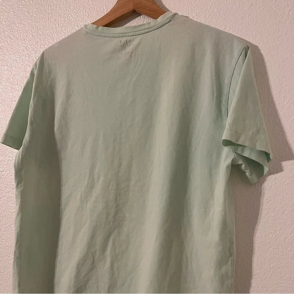 Polo by Ralph Lauren Light Mint Green Pocket Tee with Lavender Pony